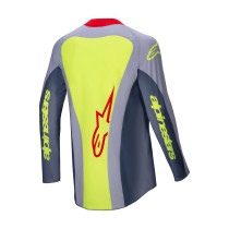 Maillot cross Alpinestars 2025 Techstar Melt - Rouge Gris 2