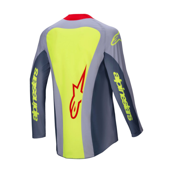 Maillot cross Alpinestars 2025 Techstar Melt - Rouge Gris