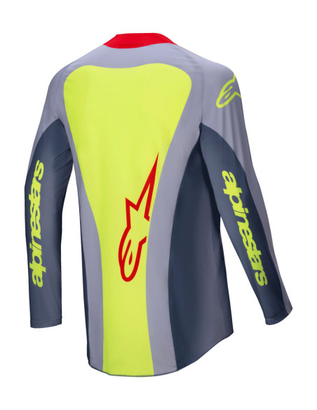 Maillot cross Alpinestars 2025 Techstar Melt - Rouge Gris