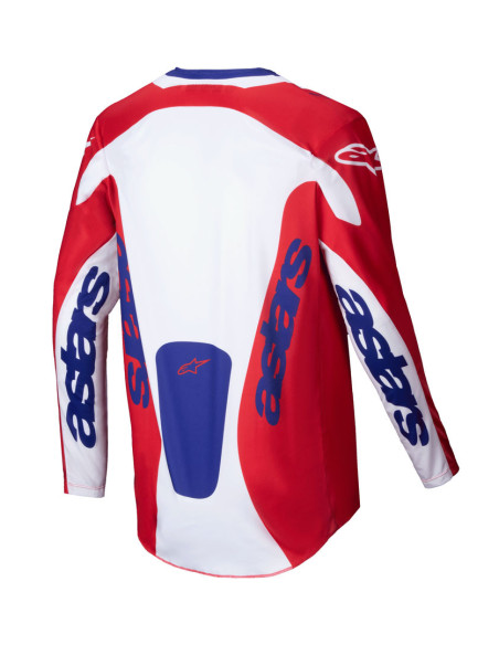 Maillot cross Alpinestars 2025 Racer Veil - Rouge Blanc