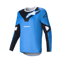 Maillot cross Alpinestars 2025 Racer Veil - Bleu Noir
