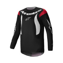 Maillot cross Alpinestars 2025 Fluid Haul - Noir Blanc