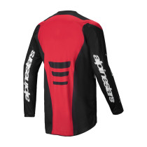 Maillot cross Alpinestars 2025 Fluid Haul - Noir Blanc 2