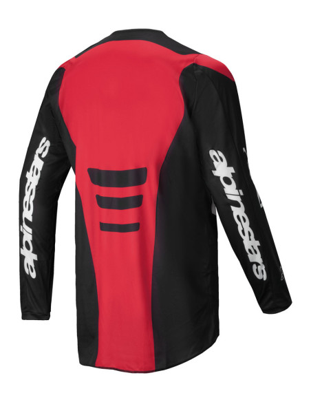 Maillot cross Alpinestars 2025 Fluid Haul - Noir Blanc