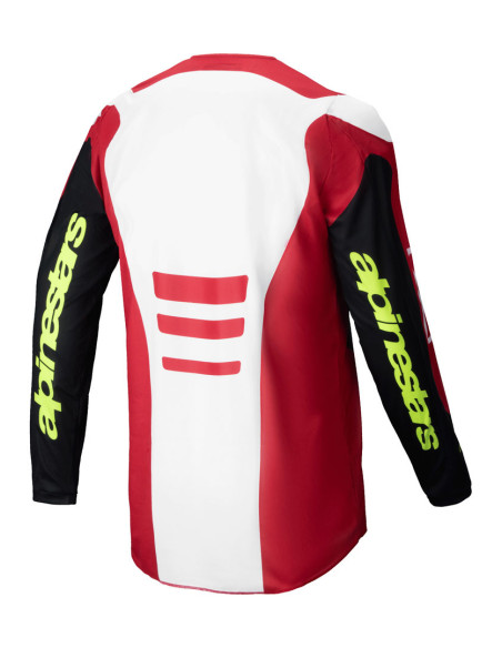 Maillot cross Alpinestars 2025 Fluid Haul - Rouge Noir