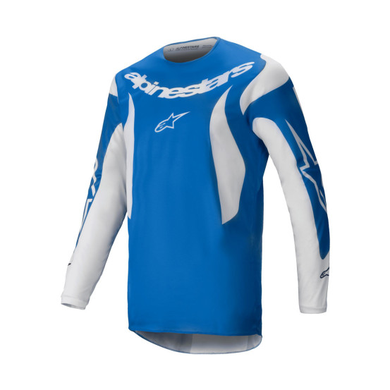 Maillot cross Alpinestars 2025 Fluid Haul - Bleu Blanc