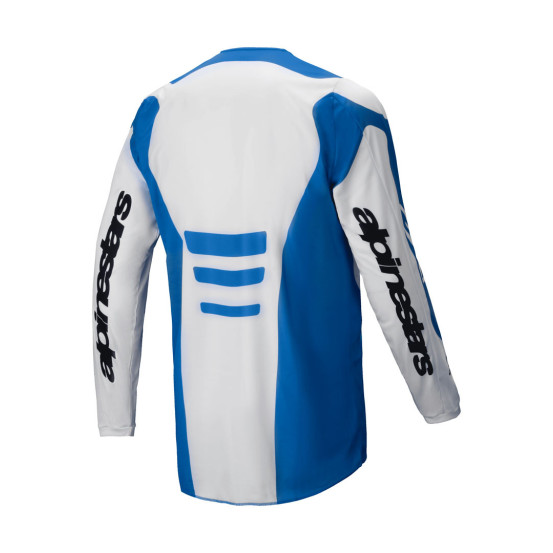 Maillot cross Alpinestars 2025 Fluid Haul - Bleu Blanc