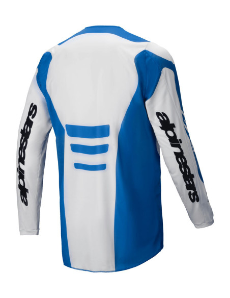 Maillot cross Alpinestars 2025 Fluid Haul - Bleu Blanc