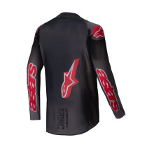 Maillot cross Alpinestars 2025 Supertech Lipan - Gris fumé Rouge 2