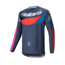 Maillot cross Alpinestars 2025 Techstar Dreem - Gris Multicolor