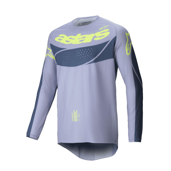 Maillot cross Alpinestars 2025 Techstar Dreem - Gris Jaune