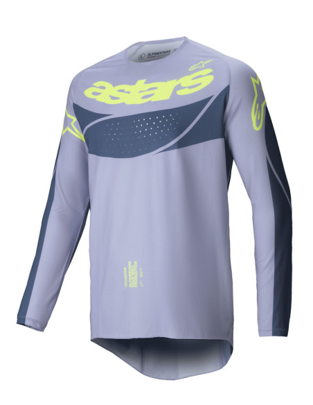 Maillot cross Alpinestars 2025 Techstar Dreem - Gris Jaune