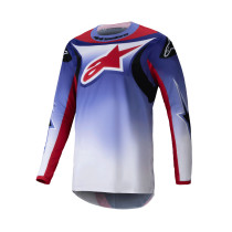 Maillot cross Alpinestars 2025 Fluid Wurx - Violet Rouge