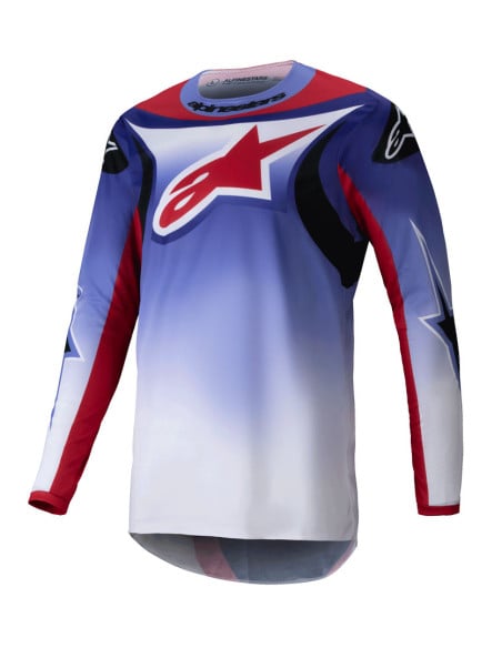 Maillot cross Alpinestars 2025 Fluid Wurx - Violet Rouge