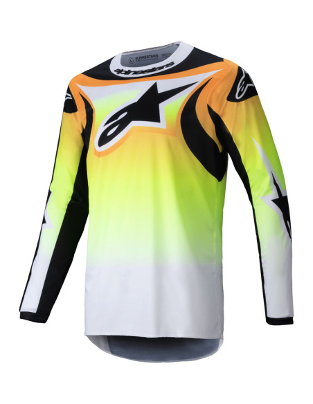 Maillot cross Alpinestars 2025 Fluid Wurx - Jaune Noir