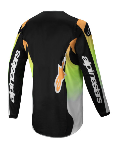 Maillot cross Alpinestars 2025 Fluid Wurx - Jaune Noir