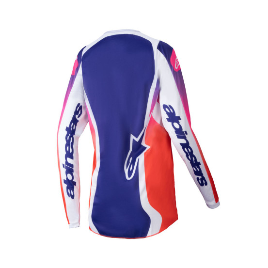 Maillot cross femme Alpinestars 2025 Stella Fluid Wurx - Multicolor Blanc