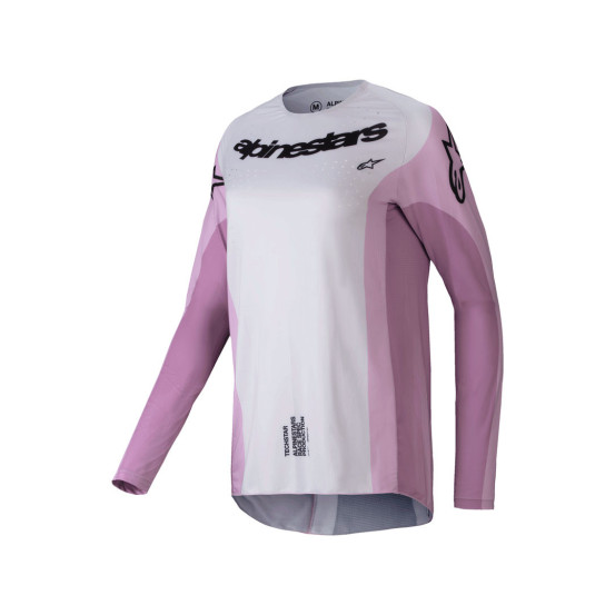 Maillot cross femme Alpinestars 2025 Stella Techstar Melt - Rose Blush Noir