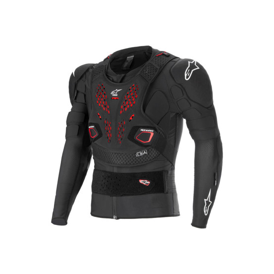 Gilet de protection Alpinestars Bionic Pro V3 Plasma - Noir Rouge Blanc