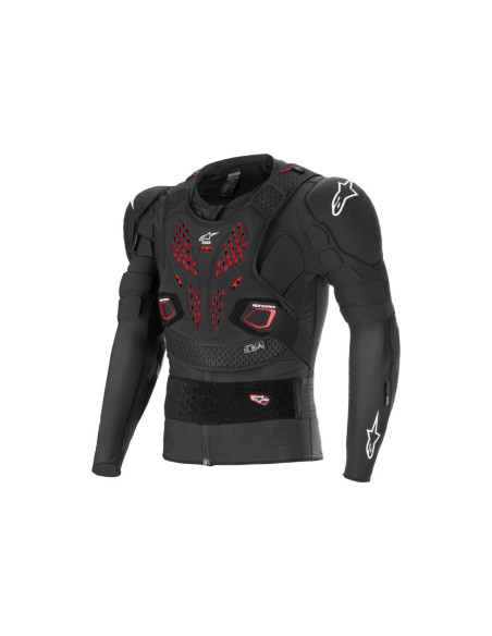 Gilet de protection Alpinestars Bionic Pro V3 Plasma - Noir Rouge Blanc