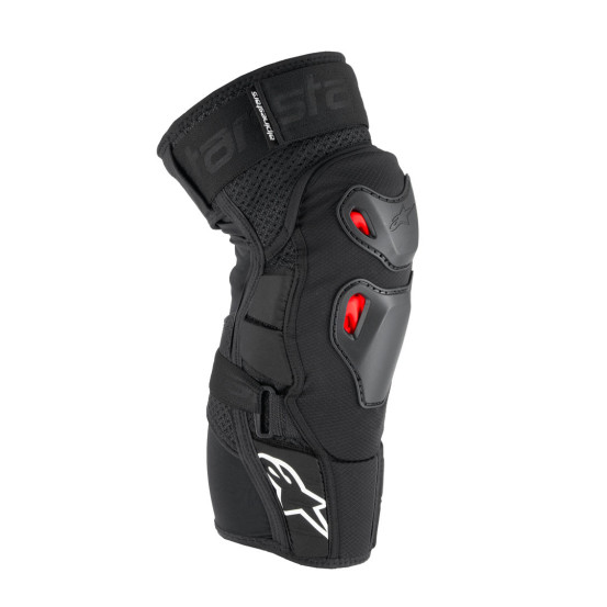 Genouillères Alpinestars Bionic Pro Plasma - Noir Rouge Blanc