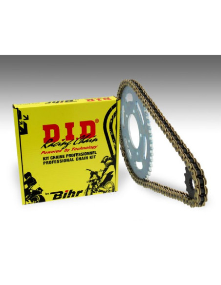 Kit chaine 428 acier DID - YAMAHA 80 DT LC 1985-1994