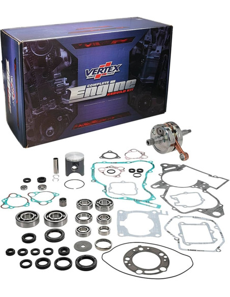 Kit moteur complet WRENCH RABBIT by VERTEX - Côte piston au choix - Honda 125 CR 2004