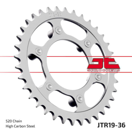 Couronne acier JT - Pas 520 - APRILIA 125cc