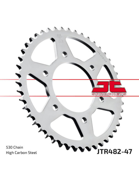 Couronne acier JT - Pas 530 - KAWASAKI 750 H2 A B C