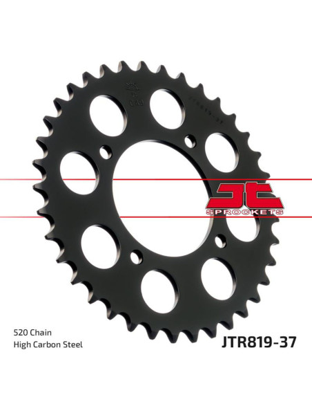 Couronne acier JT - Pas 520 - SUZUKI 250cc