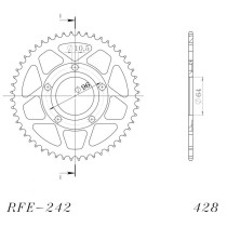 Couronne acier Supersprox Pas 428 RFE-242