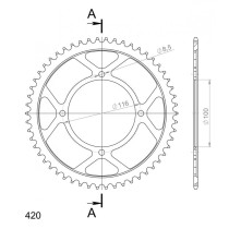 Couronne acier Supersprox Pas 420 RFE-457