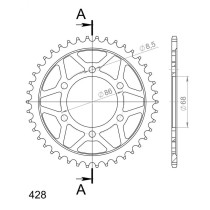 Couronne acier Supersprox Pas 428 RFE-468
