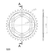 Couronne acier Supersprox Pas 520 RFE-735