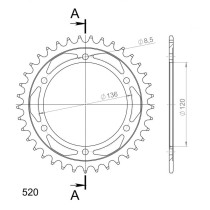 Couronne acier Supersprox Pas 520 RFE-846