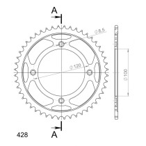 Couronne acier Supersprox Pas 428 RFE-998