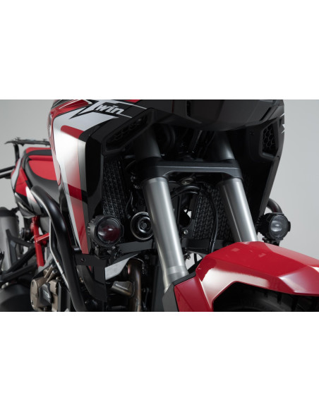Support pour feux additionnels SW-MOTECH compatible pare carter HONDA CRF 1000 L Africa Twin 2015-2017