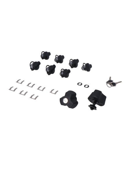 Kit de serrures pour bagages SW-MOTECH TRAX avec kit antivol pour supports latérales EVO
