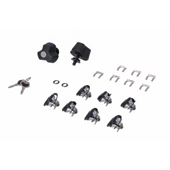 Kit de serrures pour bagages SW-MOTECH TRAX avec kit antivol pour supports latérales PRO