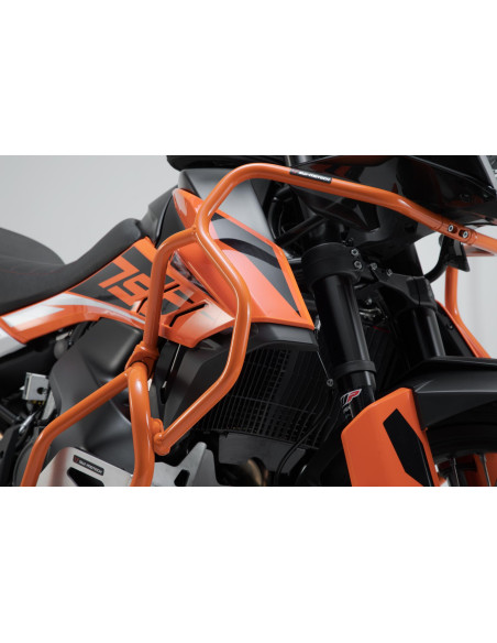 Pare Carters haut à monter sur pare carter bas SW-MOTECH KTM Adventure 790/R 2019 - 890/R 2020 Orange