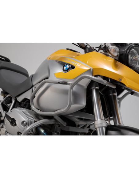 Pare Carters haut à monter sur pare carter bas SW-MOTECH BMW R 1200 GS 2004-2007 Gris
