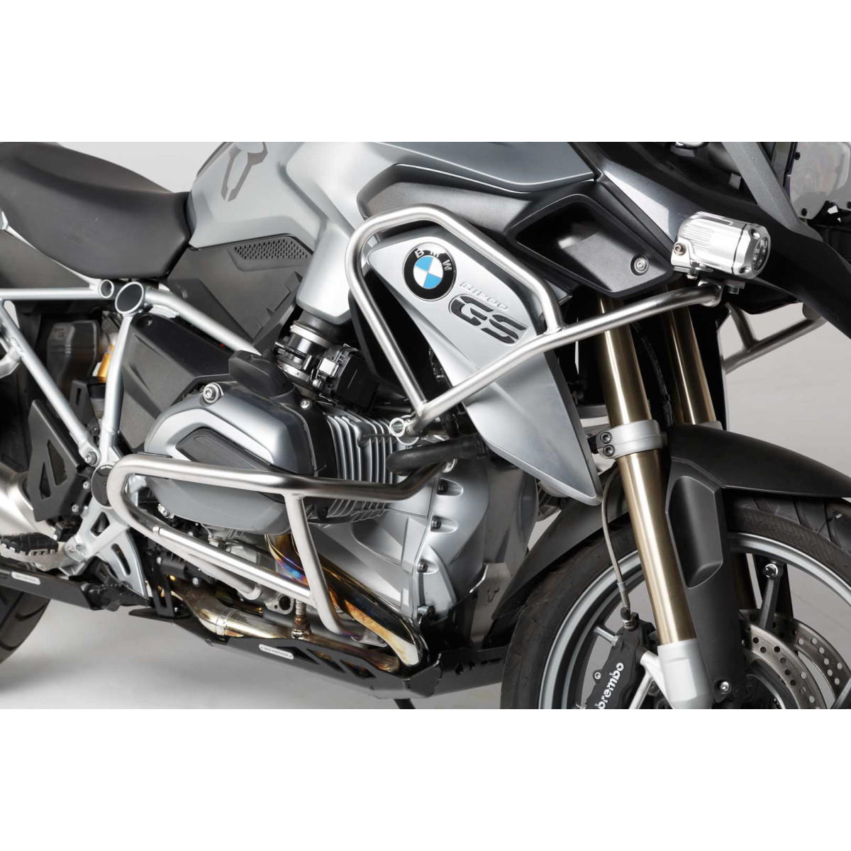 Hepco becker BMW R 1200 GS 08-12 502926 00 09 rörformad motorskydd Silver Motard
