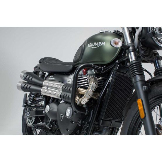 Pare Carters SW-MOTECH TRIUMPH 1200 Bonneville Bobber 2016-2020 - Speedmaster 2020 - 900 Street Sacrambler 2016-2020 Noir