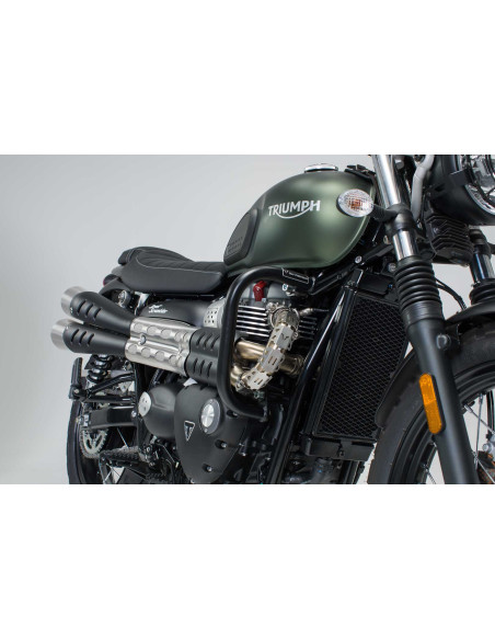 Pare Carters SW-MOTECH TRIUMPH 1200 Bonneville Bobber 2016-2020 - Speedmaster 2020 - 900 Street Sacrambler 2016-2020 Noir
