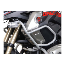 Pare Carters haut à monter sur pare carter bas SW-MOTECH BMW R 1200 GS 2008-2012 Gris