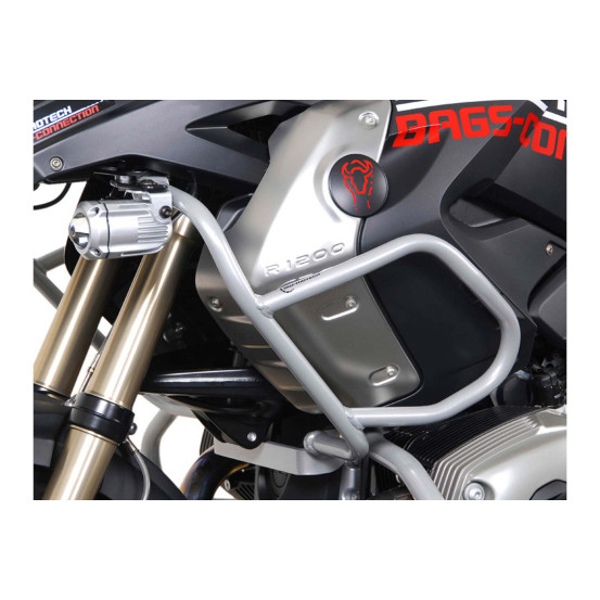 Pare Carters haut à monter sur pare carter bas SW-MOTECH BMW R 1200 GS 2008-2012 Gris