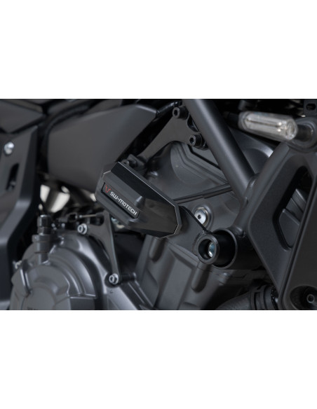 Kit tampons de protection SW-MOTECH YAMAHA MT-07 2014-2020 - MT-07 Tracer 2016-2021 Noir