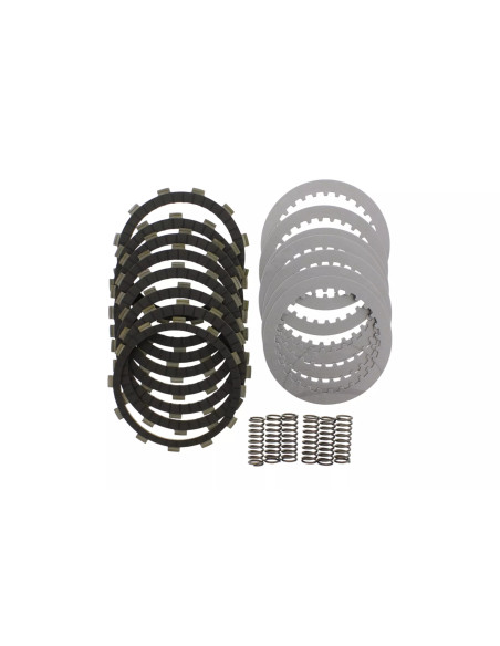 Kit disques d'embrayage garnis + disques lisses + ressorts EBC - DRCF Carbon Fiber - HONDA