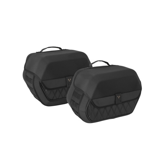 Valises latérales SW-MOTECH SLH Legend Gear LH1 19,5 Litres avec supports x2 avec support ROYAL ENFIELD 650 Super Meteor 2022