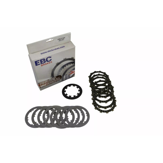 Kit disques d'embrayage garnis + disques lisses + ressorts EBC - DRCF Carbon Fiber - HUSQVARNA 85 TC / KTM 85 SX / GAS GAS 85…